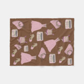 COUVERTURE POLAIRE CHIFFRES DE FILLES (Devant (Horizontal))
