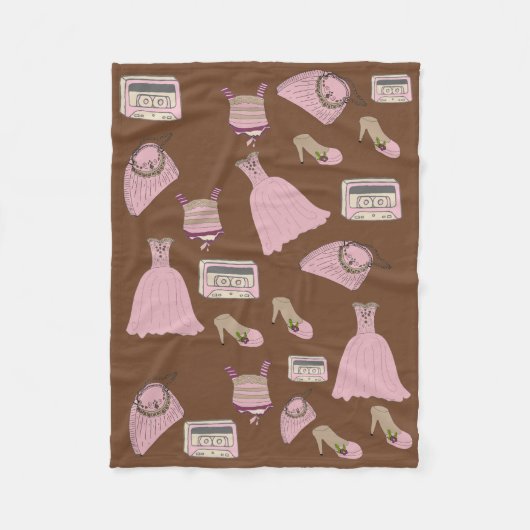 COUVERTURE POLAIRE CHIFFRES DE FILLES (Devant)