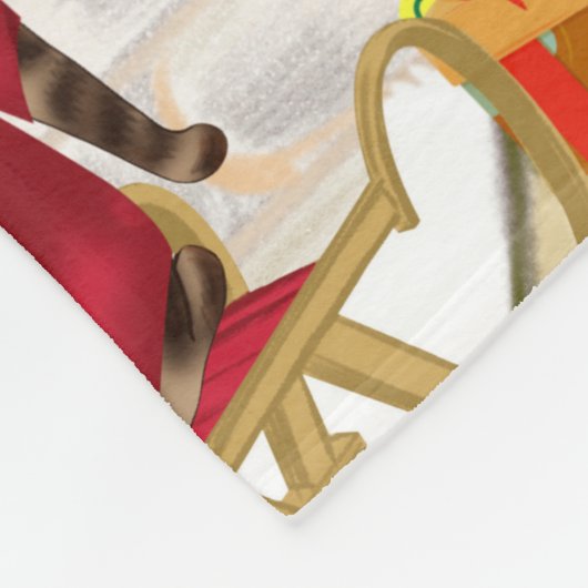 Couverture Polaire Chih Tzu Chien Noël (Coin)