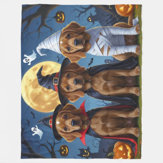 Couverture Polaire Chihuahua Chien Citrouille Halloween Funny (Devant)