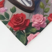 Couverture Polaire Chihuahua Dog Valentine's Day (Coin)