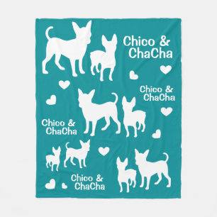 Couverture Polaire Chihuahua et Chorkie