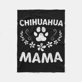 Couverture Polaire Chihuahua Mama