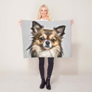 Couverture Polaire Chihuahua mignon