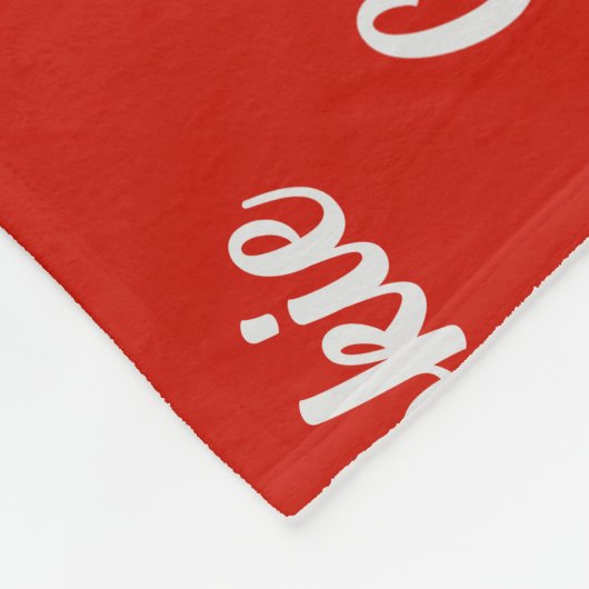 Couverture Polaire Chihuahua Père Noël Chien avec un nom personnalisé (Coin)