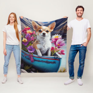 Couverture Polaire Chihuahua sur une pagaie : Une aventure panoramiqu
