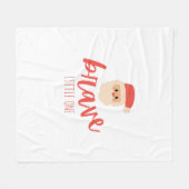Couverture Polaire childhood cancer Christmas Santa Fleece Blanket (Devant (Horizontal))