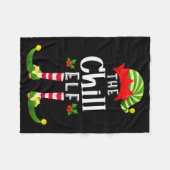 Couverture Polaire Chill Christmas Elf Matching Pajama X-mas Party  (Devant (Horizontal))