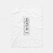 Couverture Polaire Chimie de mot d'éléments de Tableau périodique de (Devant)