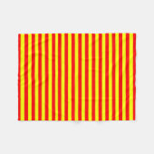 Couverture Polaire china kyrgyzstan spain flag stripes red yellow pat (Devant (Horizontal))