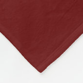 Couverture Polaire Chine Dragon rouge et or design (Coin)