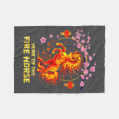 Couverture Polaire Chinese New Year 2026 Year Of The Fire Horse  (Devant (Horizontal))