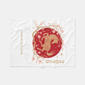 Couverture Polaire Chinese New Year 2026 Year Of The Horse 2026 (Devant (Horizontal))