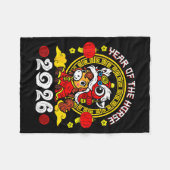 Couverture Polaire Chinese New Year 2026 Year Of The Horse Lunar New  (Devant (Horizontal))