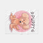 Couverture Polaire Chiot (Devant (Horizontal))