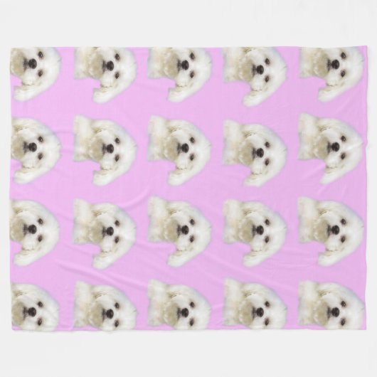 Couverture Polaire Chiot (Devant (Horizontal))