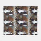 Couverture Polaire chiot bernais de montagne (Devant (Horizontal))