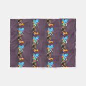 Couverture Polaire chiot bouledogue français (Devant (Horizontal))