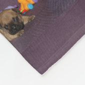 Couverture Polaire chiot bouledogue français (Coin)
