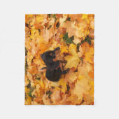 Couverture Polaire Chiot de teckel (Devant)
