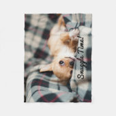 Couverture Polaire Chiot de temps de câlin (Devant)