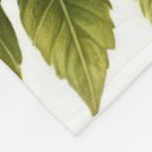 Couverture Polaire Chiot Heeler avec papillons et fleurs (Coin)