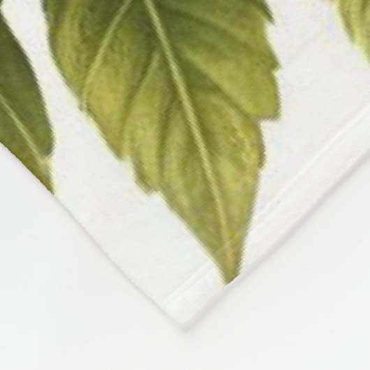 Couverture Polaire Chiot Heeler avec papillons et fleurs (Coin)