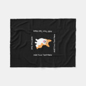 Couverture Polaire Chiot mignon de corgi de Pembroke de Gallois (Devant (Horizontal))