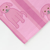 Couverture Polaire Chiot rayé (Coin)