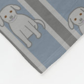 Couverture Polaire Chiot rayé (Coin)