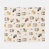Couverture Polaire Chiots mignons (Devant (Horizontal))