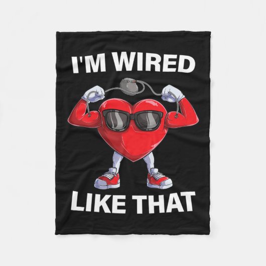 Couverture Polaire Chirurgie cardiaque Icd Cardiac - I&#' ; m câblé c (Devant)