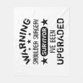 Couverture Polaire Chirurgie de l'épaule Humour amélioré (Devant)