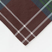 Couverture Polaire Chisholm Chasse Ancien Clan Badge Tartan Plaid (Coin)