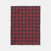 Couverture Polaire Chisholm Clan Tartan Rouge et vert écossais Plaid (Devant)