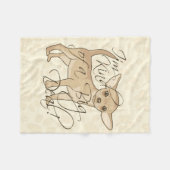 Couverture Polaire Chiwawa je suis un peu une affaire (Devant (Horizontal))