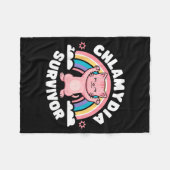 Couverture Polaire Chlamydia Survivor  (Devant (Horizontal))