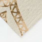 Couverture Polaire Cho Ku Rei - pastel gold lotus mandala (Coin)