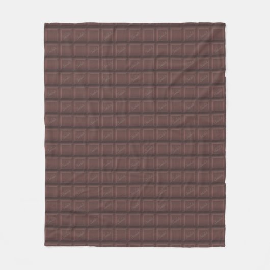 Couverture Polaire chocolat au lait (Devant)