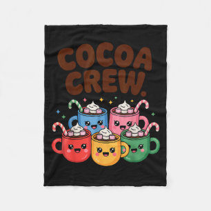 Couverture Polaire Chocolat Chaud Pyjama Assorti Équipage Cocoa Migno