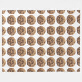 Couverture Polaire Chocolat Cookie Sweets Destiny sur mesure (Devant (Horizontal))