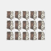 Couverture Polaire Chocolat Cream Slice Mississippi Mud Pie Foodie (Devant (Horizontal))
