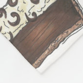 Couverture Polaire Chocolat Cream Slice Mississippi Mud Pie Foodie (Coin)