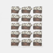 Couverture Polaire Chocolat Cream Slice Mississippi Mud Pie Foodie (Devant)