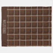 Couverture Polaire Chocolat Creami Una Quadrata Motif moderne (Devant (Horizontal))