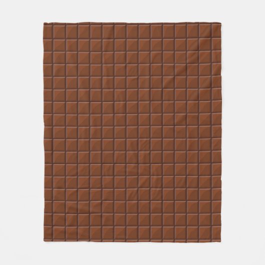 Couverture Polaire Chocolat du lait (Devant)