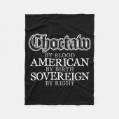 Couverture Polaire Choctaw Native American Indian  (Devant)