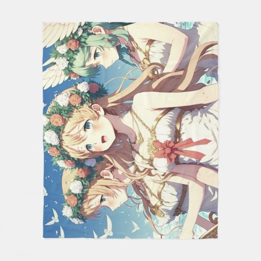 Couverture Polaire Choeur d'anime (Devant)