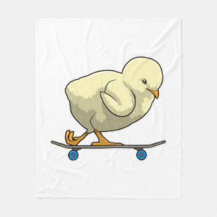 Couverture Polaire Choisir comme patineur avec skateboard