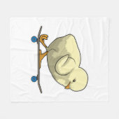 Couverture Polaire Choisir comme patineur avec skateboard (Devant (Horizontal))